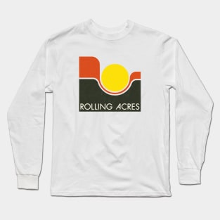 Rolling Acres Mall 70s Logo - Distressed Long Sleeve T-Shirt